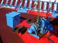 Anchor Chain Winch on Ship Royalty Free Stock Photo