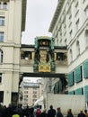 The Anchor Clock Ankeruhr in Vienna, Austria.