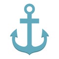 Anchor flat icon, navigation and nautical