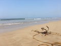 Anchor at Guhagar beach Royalty Free Stock Photo