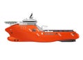 Anchor Handling Tug Supply Vessel Isolated