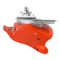 Anchor Handling Tug Supply Vessel Isolated Royalty Free Stock Photo