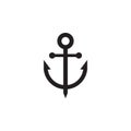 anchor icon. Element of ship illustration. Premium quality graphic design icon. Signs and symbols collection icon for websites, we Royalty Free Stock Photo