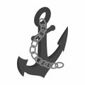 Anchor icon, isometric 3d style