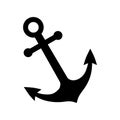 Anchor icon Royalty Free Stock Photo