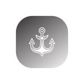 anchor icon vector Royalty Free Stock Photo