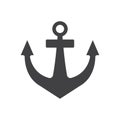 anchor icon vector Royalty Free Stock Photo