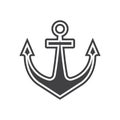 anchor icon vector Royalty Free Stock Photo