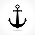 Anchor icon on white background