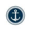 Anchor Logo Template Illustration Design. Vector EPS 10 Royalty Free Stock Photo