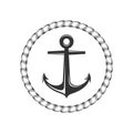 Anchor Logo Template Illustration Design. Vector EPS 10 Royalty Free Stock Photo