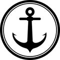 The anchor modern design icon