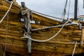Anchor on an old 1400's replica ship.