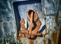 Anchor of the old ship Royalty Free Stock Photo