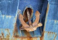 Anchor of the old ship Royalty Free Stock Photo