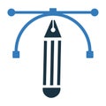 Anchor point, pen tool icon design