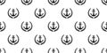 Anchor seamless pattern Laurel Wreath vector boat pirate helm Nautical maritime ocean sea repeat wallpaper scarf isolated tile bac