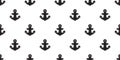 Anchor seamless pattern vector boat dash line helm pirate maritime Nautical scarf isolated ocean sea repeat wallpaper tile backgro Royalty Free Stock Photo