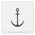 Anchor solid body symbol