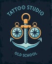 Anchor tattoo studio image artistic