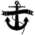 Anchor Template EPS Royalty Free Stock Photo