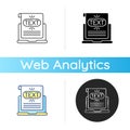 Anchor text icon Royalty Free Stock Photo