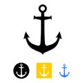 Anchor vector icon