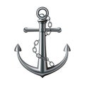 Anchor on white background Royalty Free Stock Photo