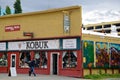 Anchorage, Alaska, USA: The Kobuk Coffee Co., housed in the Kimball Building