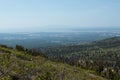 Anchorage and Mount Susitna Royalty Free Stock Photo