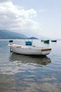 Anchored boats Royalty Free Stock Photo