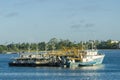 Anchored fishingboats Dar es Salaam