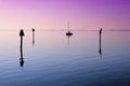 Anchored Sailboat on Tampa Bay