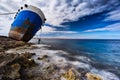 Anchored shipwreck in Malta
