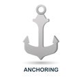 Anchoring icon. 3d illustration from neuromarketing collection. Creative Anchoring 3d icon for web design, templates