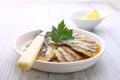 Anchovy fritters anchovy fritters, Odessa cuisine cooked Royalty Free Stock Photo