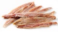 Anchovy on white Royalty Free Stock Photo