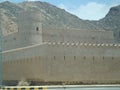 Anciant fort in Sultanat of Oman. Royalty Free Stock Photo