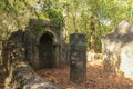 The ancient abandoned Arab city of Gede, near Malindi, Kenya. Classical Swahili architecture.