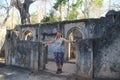 The ancient abandoned Arab city of Gede, near Malindi, Kenya. Classical Swahili architecture.