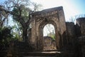 The ancient abandoned Arab city of Gede, near Malindi, Kenya. Classical Swahili architecture.