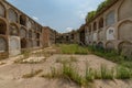 Ancient and abandoned cemetery Royalty Free Stock Photo