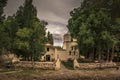 Ancient adobe construction, Church from the town called Yavi, north jujuy, Argentina. Puna.