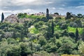 Ancient Agora Areopagus Saint Paul Rock Athens Greece Royalty Free Stock Photo