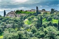 Ancient Agora Areopagus Saint Paul Rock Athens Greece Royalty Free Stock Photo