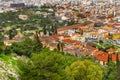 Ancient Agora Greek Neighborhoods From Acropolis Athens Greece Royalty Free Stock Photo