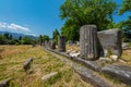 Ancient Agora in Limenas, (Thasos city), Thassos Island, Greece