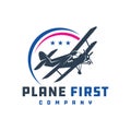 Ancient airplane logo designs