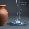 Ancient Alchemy - Smoke from a Swirling Potion Royalty Free Stock Photo