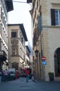 Ancient alley in Florence, Tuscany, Italy